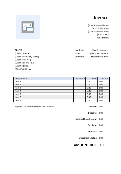Free Legal Invoice Template For Lawyers And Law Firms Bookipi